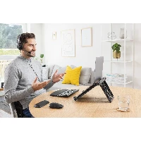 Kensington SureTrack Dual Wireless Mouse, Ambidextrous, RF Wireless + Bluetooth, 2400 DPI, Black