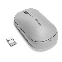 Kensington SureTrack Dual Wireless Mouse Grey, Ambidextrous, RF Wireless + Bluetooth, 2400 DPI, Grey