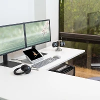 Kensington SureTrack Dual Wireless Mouse Grey, Ambidextrous, RF Wireless + Bluetooth, 2400 DPI, Grey