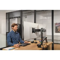 KENSINGTON SmartFit Space-Saving Dual Monitor Arm Kensington SmartFit Space-Saving Dual Monitor Arm. Mounti