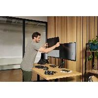 KENSINGTON SmartFit Space-Saving Dual Monitor Arm Kensington SmartFit Space-Saving Dual Monitor Arm. Mounti