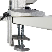 StarTech.com Desk Mount Dual Monitor Arm with USB & Audio - Desk Clamp VESA Mount for up to 32 inch Displays - 2x USB, 2x 3.5mm audio - Ergonomic Full Motion Dual Monitor Arm - Silver, Clamp, 16 kg, 38.1 cm (15