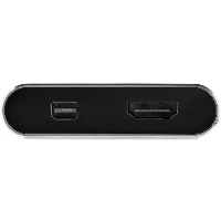 StarTech.com USB C Multiport Video Adapter - 4K 60Hz USB-C to HDMI 2.0 or Mini DisplayPort 1.2 Monitor Adapter - USB Type-C 2-in-1 Display Converter HDMI/MDP HBR2 HDR - TB3 Compatible, USB Type-C, HDMI output, 1, 3840 x 2160 pixels