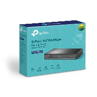 TP-Link TL-SF1008LP, Unmanaged, Fast Ethernet (10/100), Power over Ethernet (PoE)