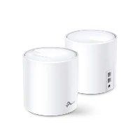 Deco X20 2-pack, AX1800 Whole Home Mesh Wi-Fi 6 System TP-Link Deco X20 (2-pack). Product colour White, Product type Tabletop router, Transmit power FCC <30 dBm, CE <20 dBm (2.4 GHz), <23 dBm (5 GHz). Wi-Fi band Dual-band (2.4 GHz / 5 GHz), Top Wi-Fi standard Wi-Fi 5 (802.11ac), Wi-Fi standards 802.11a, 802.11b, 802.11g, Wi-Fi 4 (802.11n), Wi-Fi 5 (802.11ac), Wi-Fi 6 (802.11ax). Mobile network generation 4G. Firewall security SPI. Width 110 mm, Depth 110 mm, Height 114 mm  <b>