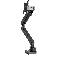 StarTech.com Desk Mount Monitor Arm with 2x USB 3.0 ports, Slim Full Motion Adjustable Single Monitor VESA Mount up to 17.6lbs (8kg) Display, Ergonomic Articulating Arm, Desk Clamp/Grommet - One-touch Adjustment (ARMSLIM2USB3) - Kit montaggio (braccio sno