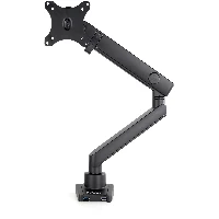 StarTech.com Desk Mount Monitor Arm with 2x USB 3.0 ports, Slim Full Motion Adjustable Single Monitor VESA Mount up to 17.6lbs (8kg) Display, Ergonomic Articulating Arm, Desk Clamp/Grommet - One-touch Adjustment (ARMSLIM2USB3) - Kit montaggio (braccio sno