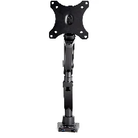 StarTech.com Desk Mount Monitor Arm with 2x USB 3.0 ports, Slim Full Motion Adjustable Single Monitor VESA Mount up to 17.6lbs (8kg) Display, Ergonomic Articulating Arm, Desk Clamp/Grommet - One-touch Adjustment (ARMSLIM2USB3) - Kit montaggio (braccio sno