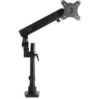 StarTech.com Desk Mount Monitor Arm with 2x USB 3.0 ports - Pole Mount Full Motion Single Arm Monitor Mount for up to 34