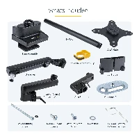 StarTech.com Desk Mount Monitor Arm with 2x USB 3.0 ports - Pole Mount Full Motion Single Arm Monitor Mount for up to 34