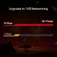 TP-Link TX401, Internal, Wired, PCI Express, Ethernet, 10000 Mbit/s, Red