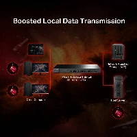 TP-Link TX401, Internal, Wired, PCI Express, Ethernet, 10000 Mbit/s, Red