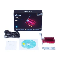 TP-Link TX401, Internal, Wired, PCI Express, Ethernet, 10000 Mbit/s, Red