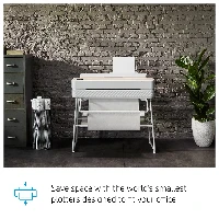 HP Designjet Studio 24-in Printer, Thermal inkjet, 2400 x 1200 DPI, CALS G4, HP-GL/2, HP-RTL, JPEG, URF, Black, Cyan, Magenta, Yellow, 2400 x 1200 DPI, 610 x 1897 mm