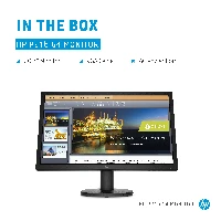 HP P21b G4 - P-Series - monitor a LED - 20.7 - 1920 x 1080 Full HD (1080p)  60 Hz - TN - 250 cd/m - 6001 - 5 ms - HDMI, VGA - altoparlanti - testa utensile nera - per P/N 5P6P8EAABU