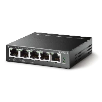 TP-Link 5-Port 10/100Mbps Desktop Switch with 4-Port PoE, Unmanaged, Fast Ethernet (10/100), Power over Ethernet (PoE)