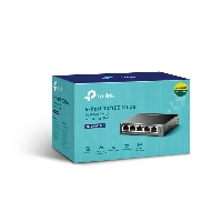 TP-Link 5-Port 10/100Mbps Desktop Switch with 4-Port PoE, Unmanaged, Fast Ethernet (10/100), Power over Ethernet (PoE)