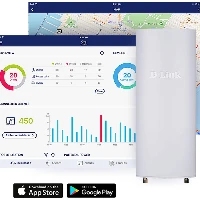 D-LINK Nuclias Wireless AC1300 Wave 2 Outdoor Cloud-Managed Access Point D-Link Nuclias Wireless AC1300 W