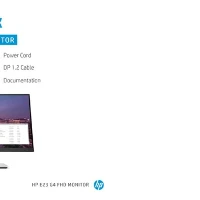 HP E-Series E23 G4, 58.4 cm (23