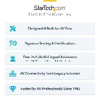 StarTech.com Ricevitore HDMI via IP 4K per ST12MHDLAN4K - Sistema Extender Video con supporto per video murale - Prolunga video/audio - ricevitore - GigE, HDMI - fino a 100 m - per P/N ST12MHDLAN4K, SV565HDIP, SVA12M2NEUA, SVA12M5NA, VIDWALLMNT