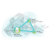 TP-Link Deco X20-DSL V1 - Router wireless - modem DSL - switch a 4 porte - GigE - Porte WAN 2 - 802.11a/b/g/n/ac/ax