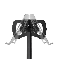 StarTech.com Supporto per PC portatile o monitor singolo da 34 articolato - Staffa per ripiano per laptop - Braccio porta monitor/notebook ergonomico (ARMUNONB) - Supporto - braccio regolabile a pieno movimento - per monitor / notebook - Alluminio - nero