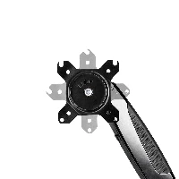 StarTech.com Supporto per PC portatile o monitor singolo da 34 articolato - Staffa per ripiano per laptop - Braccio porta monitor/notebook ergonomico (ARMUNONB) - Supporto - braccio regolabile a pieno movimento - per monitor / notebook - Alluminio - nero