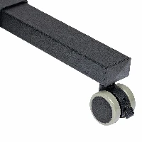 StarTech.com Mobile Projector and Laptop Stand/Cart - Heavy Duty Portable Projector Stand (2 Shelves, hold 22lb/10kg each) - Height Adjustable Rolling Presentation Cart w/Lockable Wheels, Multimedia stand, Black, Steel, Projector, 10 kg, 2 shelves