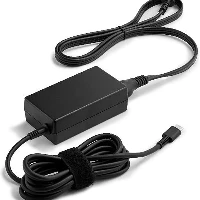 HP65WUSB-CLCPowerAdapter,Notebook,Indoor,65W,AC-to-DC,HP,Black