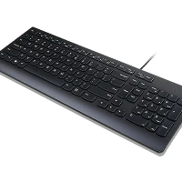 LenovoEssential,Full-size(100%),USB,Membrane,QWERTY,Black
