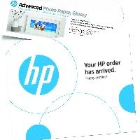 HP Advanced - Lucido - 10,5 mil - 102 x 305 mm - 250 g/m - 65 libbre - 10 fogli carta fotografica - per ENVY Inspire 7920e