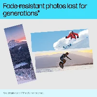 HP Advanced - Lucido - 10,5 mil - 102 x 305 mm - 250 g/m - 65 libbre - 10 fogli carta fotografica - per ENVY Inspire 7920e