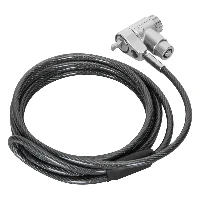 Targus DEFCON Ultimate - Blocco cavo di sicurezza - a chiave universale, con testa del lucchetto adattabile - argento - 2 m