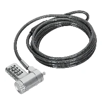 Targus DEFCON - Blocco cavo di sicurezza - argento - 2 m