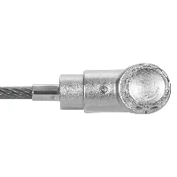 Targus DEFCON Ultimate - Blocco cavo di sicurezza - a chiave universale, con testa del lucchetto adattabile - argento - 2 m (pacchetto di 25)