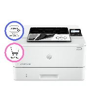 HP LaserJet Pro 4002dn Printer, Print, Two-sided printing Fast first page out speeds Energy Efficient Compact Size Strong Security, Laser, 1200 x 1200 DPI, A4, 40 ppm, Duplex printing, White