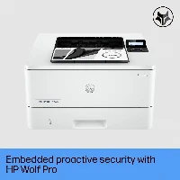 HP LaserJet Pro 4002dn Printer, Print, Two-sided printing Fast first page out speeds Energy Efficient Compact Size Strong Security, Laser, 1200 x 1200 DPI, A4, 40 ppm, Duplex printing, White