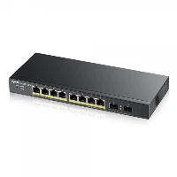 ZYXEL 8 ports, 10/100/1000Base-T PoE, MAC8K, IEEE 802.1D STP / 802.1w RSTP / 802.1s MSTP, L2 Multicast, Po
