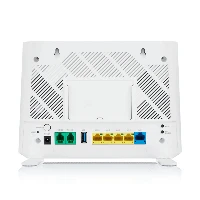 ZYXEL Dual-Band Wireless AX1800 Gigabit Ethernet IAD, GbE RJ45, USB 2.0 Zyxel EX3301-T0. WAN connection 