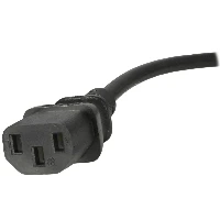 StarTech.com 3ft (1m) UK Computer Power Cable, BS 1363 to C13 Power Cord, 18AWG, 10A 250V, Black Replacement AC Power Cord, Monitor Power Cable, BS 1363 to IEC 60320 C13 Kettle Lead - PC Power Supply Cable (BS13U-1M-POWER-LEAD) - Cavo di alimentazione - B