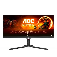 AOC Screen size (inch) 34, Panel resolution 3440x1440, Refresh rate 144 Hz, Response time MPRT 1 ms, Pan