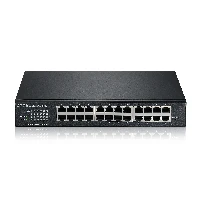 ZYXEL GS1915-24E, 24-port GbE Smart hybrid mode Switch, standalone or NebulaFlex Cloud, rackmount, fanless