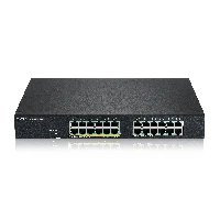 ZYXEL GS1915-24EP, 24-port GbE, 12 port PoE, 130 Watt 802.3at, rackmount, fanless, Smart hybrid mode Switc