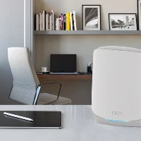 NETGEAR Orbi RBS760 - Impianto Wi-Fi (prolunga) - fino a 2000 mq - maglia - GigE, 2.5 GigE - 802.11a/b/g/n/ac/ax - Tri-Banda