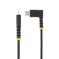 StarTech.com 6ft (2m) Durable USB-C to Lightning Cable - Right-Angled Heavy Duty Aramid Fiber USB Type-C to Lightning Charging/Sync Cord - Apple MFi Certified - Rugged iPhone Lightning Cable - Cavo Lightning - 24 pin USB-C maschio a Lightning maschio - 2