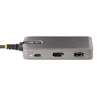 StarTech.com USB-C Multiport Adapter, 4K 60Hz HDMI, HDR, 3-Port USB Hub, 100W Power Delivery Pass-Through, USB Type C Mini Docking Station, Certified Works with Chromebook - Windows, macOS, iPadOS, Android (104B-USBC-MULTIPORT) - Docking station - USB-C /