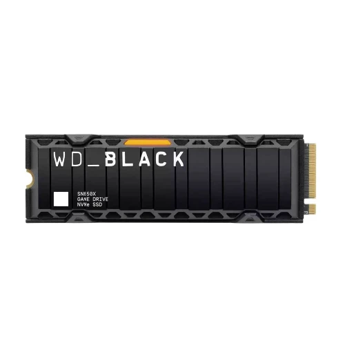 WD_BLACK SN850X NVMe SSD WDBB9H0020BNC - SSD - 2 TB - interno - M.2 2280 - PCIe 4.0 (NVMe) - dissipatore integrato - nero