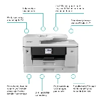 Brother MFC-J6960DW, Inkjet, Colour printing, 1200 x 4800 DPI, A3, Direct printing, Black, White