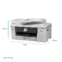 Brother MFC-J6760DW, Inkjet, Colour printing, 1200 x 4800 DPI, A3, Direct printing, Black, White