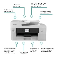 Brother MFC-J6760DW, Inkjet, Colour printing, 1200 x 4800 DPI, A3, Direct printing, Black, White
